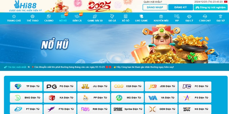 Slot cũng là thể loại rất được ưa chuộng