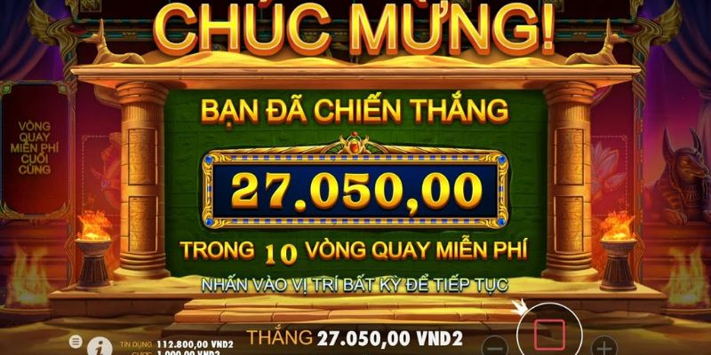 Mỗi vòng quay miễn phí đều đem tới vô vàn tiền thưởng cho thành viên